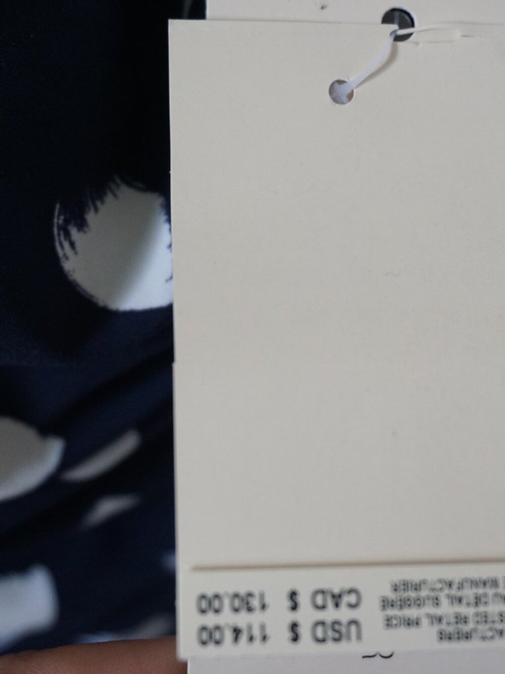 NWT Profile by Gottex “Light as a Feather” Tankini Top Plus Size Navy/White - Picture 8 of 8